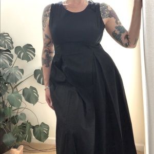 COS cotton poplin maxi dress, US sz 12